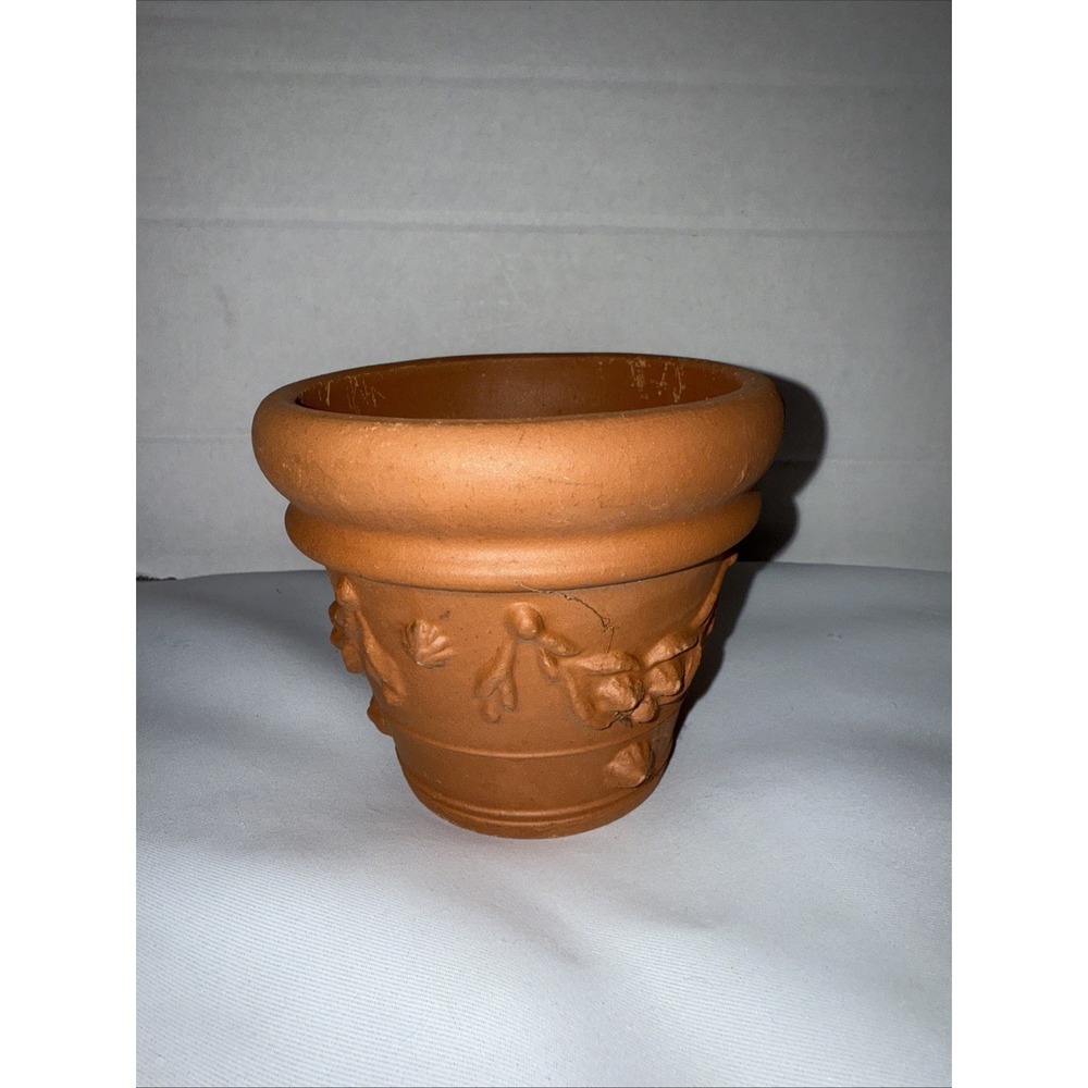 Terra Cotta Pot 3d, 4.5 Inches Beaded Plant Crafts , Plants , Home Decor